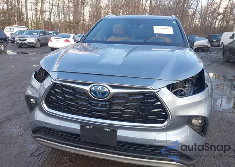 2023 Toyota Highlander Hybrid Platinum from USA, damaged, VIN 5TDEBRCH0PS106476